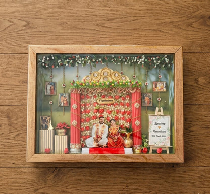 "THE WEDDING" MINIATURE WALL DESIGN 6