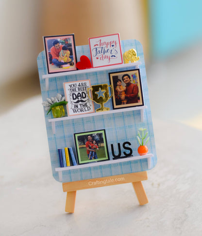 Miniature Shelf Fridge Magnet/Stand - Gift For Father