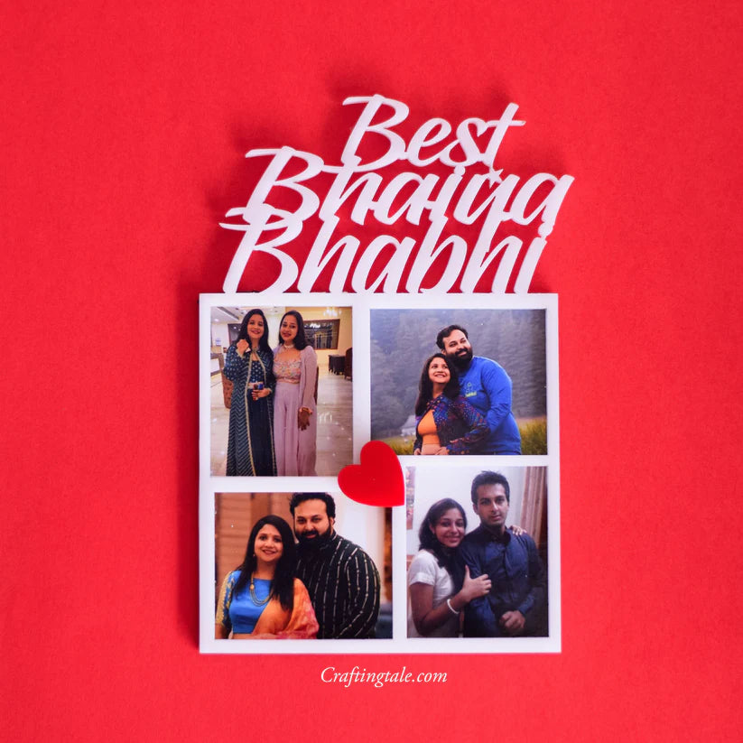 PHOTO COLLAGE FRIDGE MAGNET - BIRTHDAY THEME