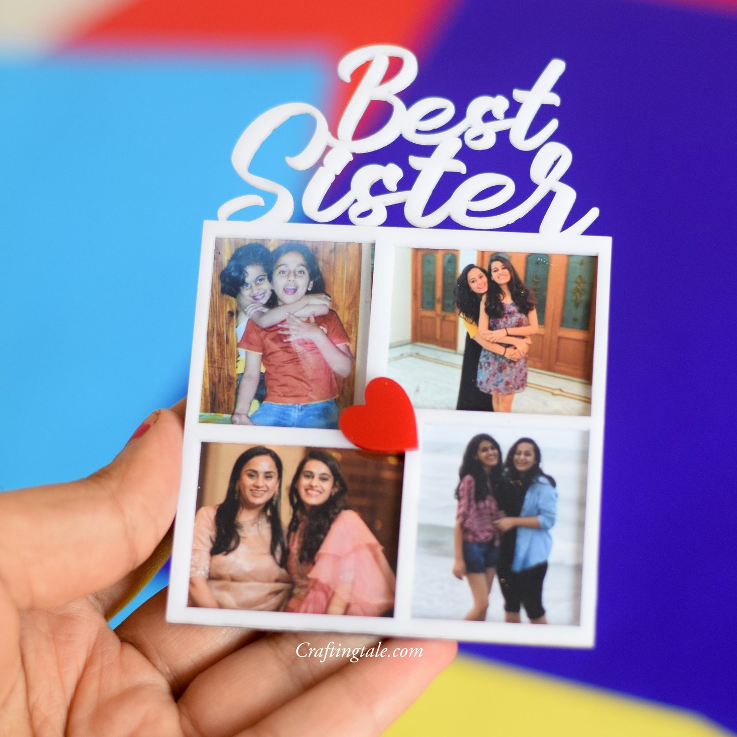 PHOTO COLLAGE FRIDGE MAGNET - BIRTHDAY THEME