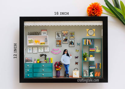 HER HAPPY CORNER Miniature frame