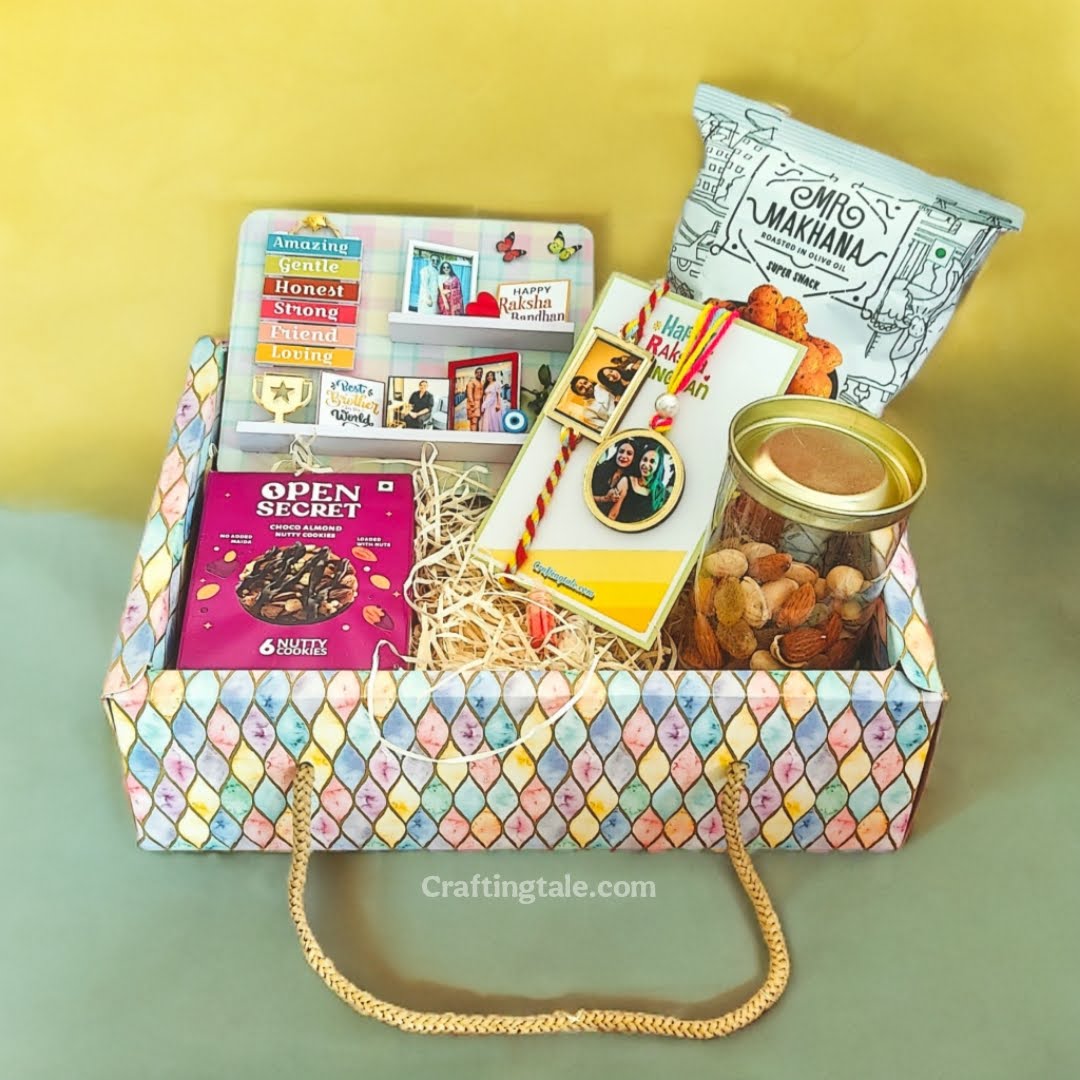 PERSONALISED PREMIUM RAKHI HAMPER