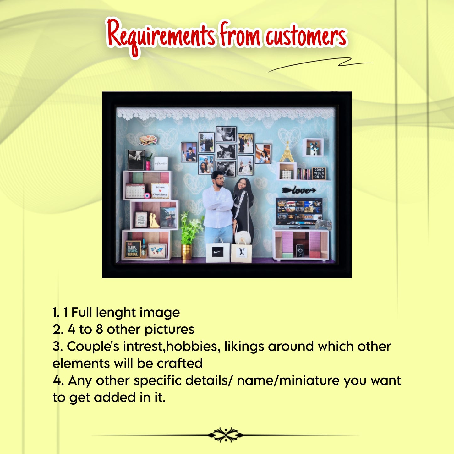 "OUR HAPPY PLACE" MINIATURE WALL