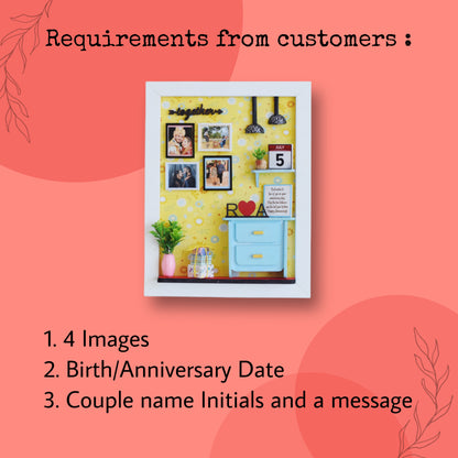 "THE CUTE CORNER" MINIATURE FRAME