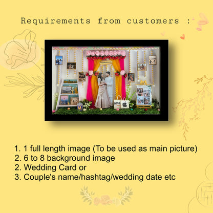 THE WEDDING Miniature Frame Design 1