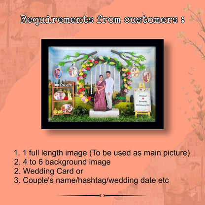 "THE WEDDING" MINIATURE WALL DESIGN 4