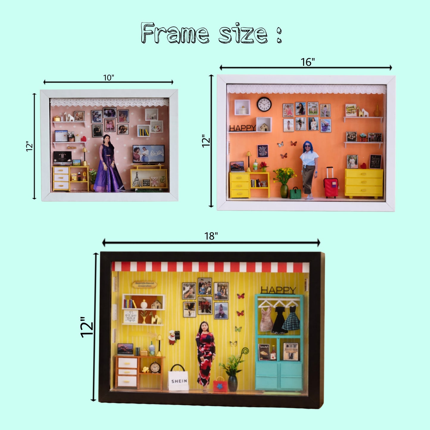 HER HAPPY CORNER Miniature frame