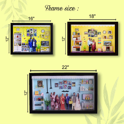 "OUR HAPPY FAMILY" MINIATURE WALL