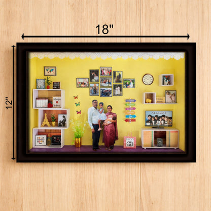 "OUR HAPPY FAMILY" MINIATURE WALL