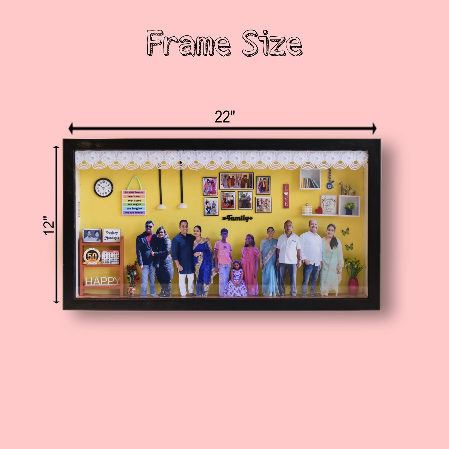 "OUR HAPPY FAMILY" MINIATURE WALL