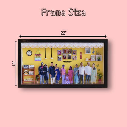 "OUR HAPPY FAMILY" MINIATURE WALL