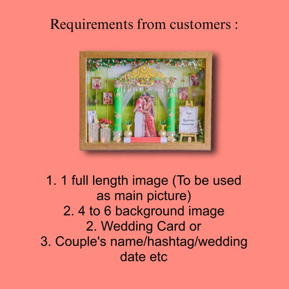 "THE WEDDING" MINIATURE WALL DESIGN 6