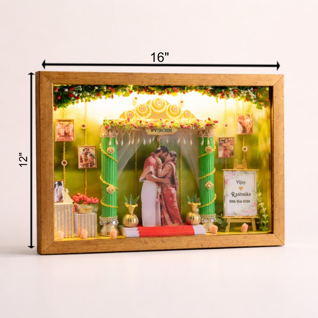 "THE WEDDING" MINIATURE WALL DESIGN 6
