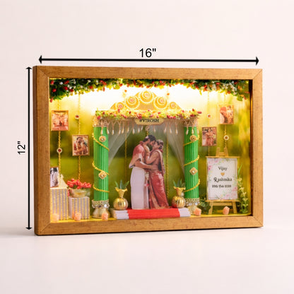 "THE WEDDING" MINIATURE WALL DESIGN 6