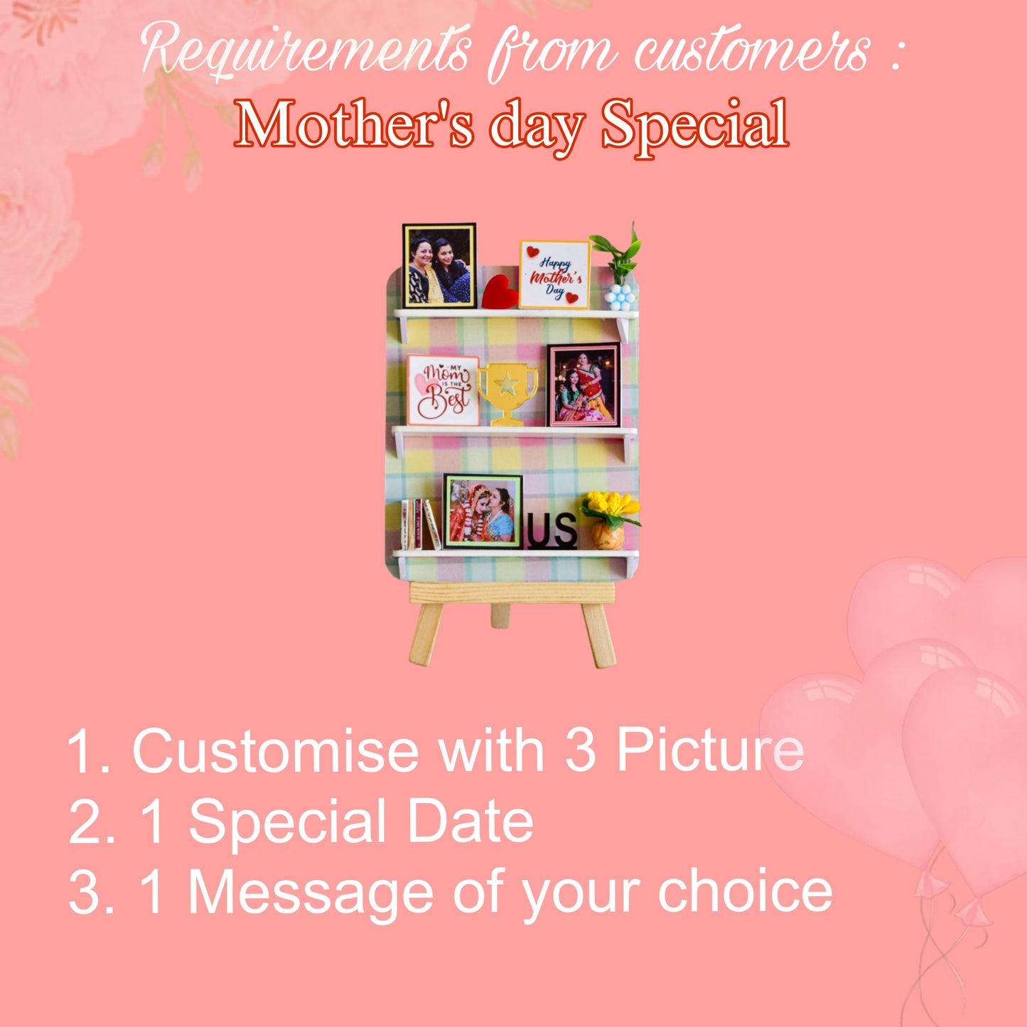Miniature Shelf Design 1 - Gift For Mom