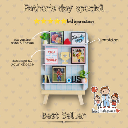 Miniature Shelf Fridge Magnet/Stand - Gift For Father