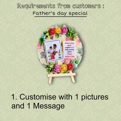 MESSAGE HOLDER "GIFT FOR FATHER"