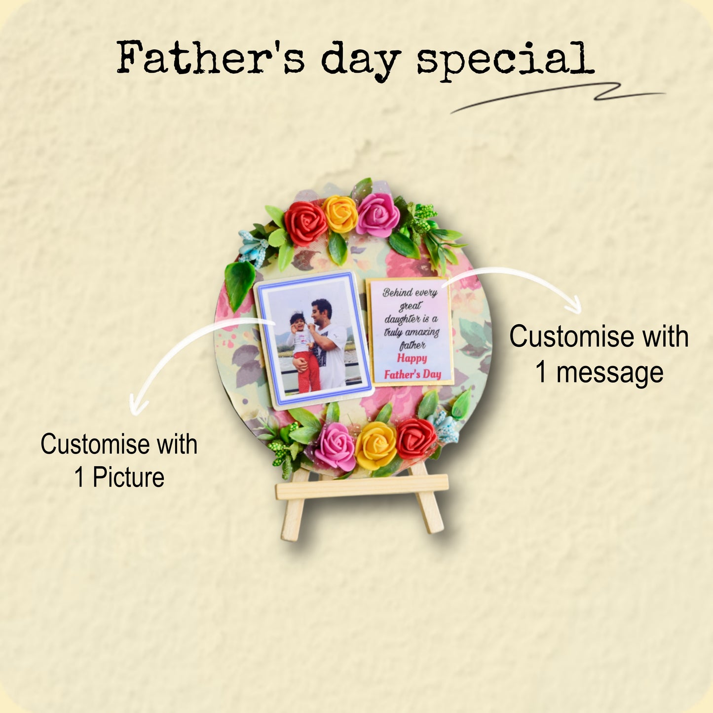 MESSAGE HOLDER "GIFT FOR FATHER"