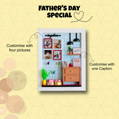 FATHER'S DAY "THE CUTE CORNER"  MINIATURE FRAME