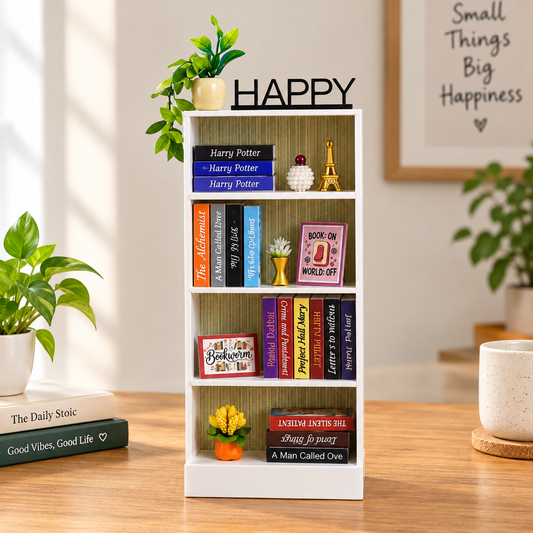 THE MINIATURE BOOKS RACK