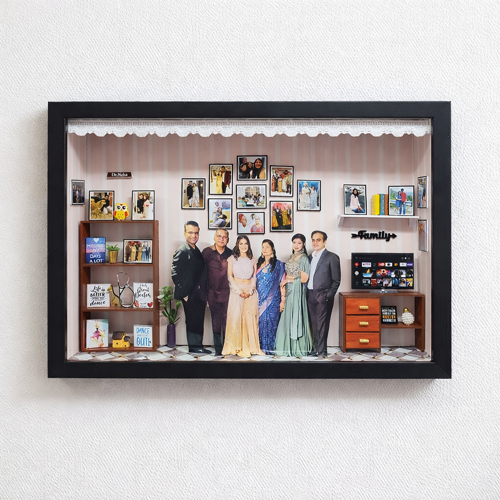 "OUR HAPPY FAMILY" MINIATURE WALL