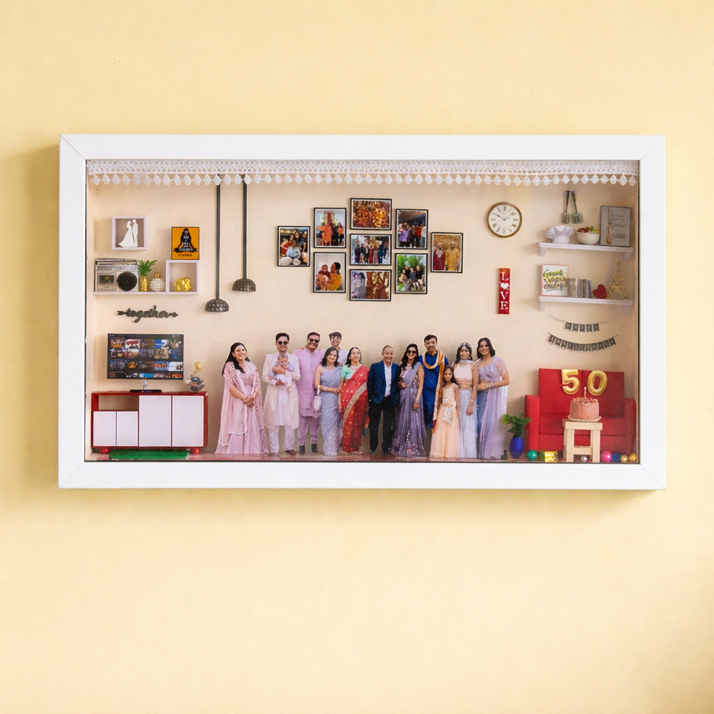 "OUR HAPPY FAMILY" MINIATURE WALL